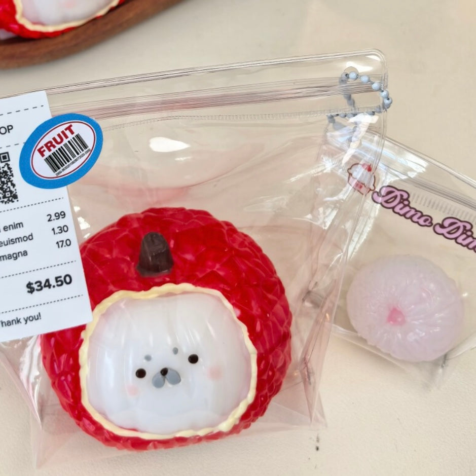 PO lychee seal Squishy